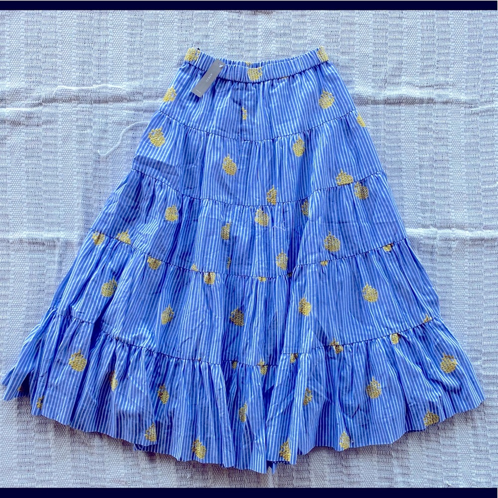 J crew pineapple skirt